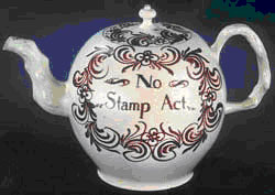 Stamp Act Tea Pot