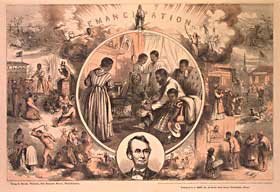 Thomas Nast, Emancipation, 1865. Library of Congress