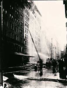 Fighting the Triangle Fire, March 25, 1911